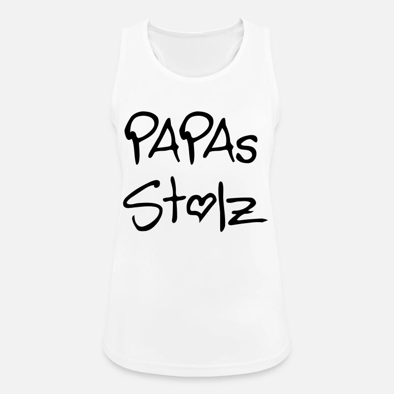 Dad's pride - Women's Breathable Tank Top - white