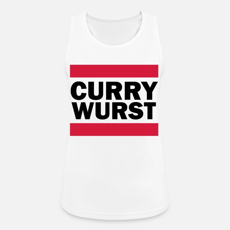 Currywurst - Women's Breathable Tank Top - white