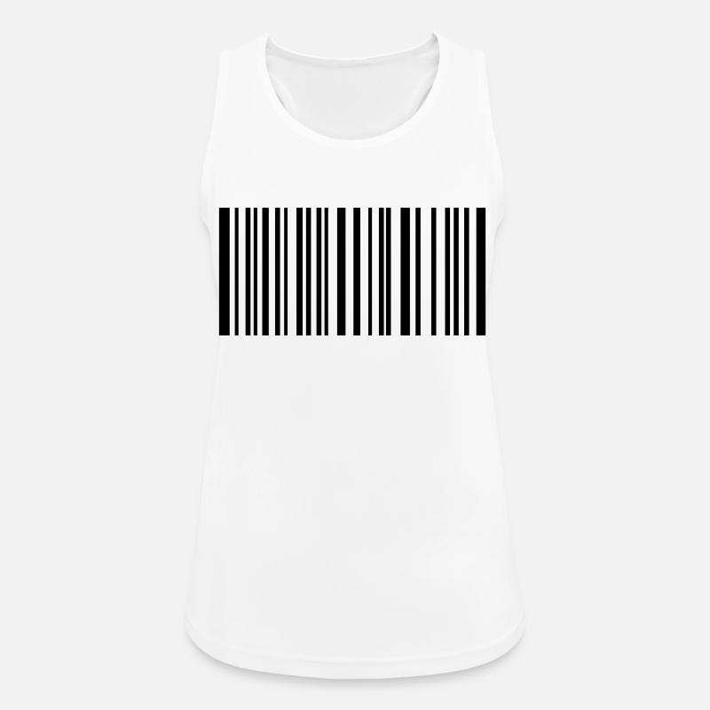 Bar code - Women's Breathable Tank Top - white
