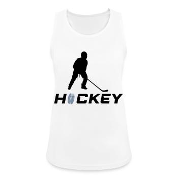 hockey - Débardeur respirant Femme - blanc - Devant - Zoe (177cm)