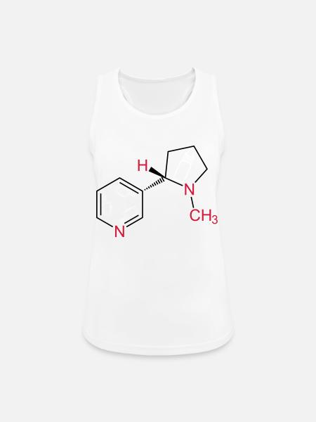 Vaping Nikotin-Nicotine - Frauen Tank Top atmungsaktiv - Weiß