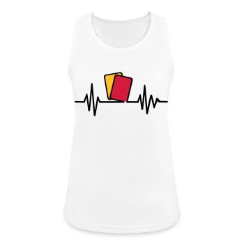 Referee - Women's Breathable Tank Top - white - Front - Zoe (177cm)