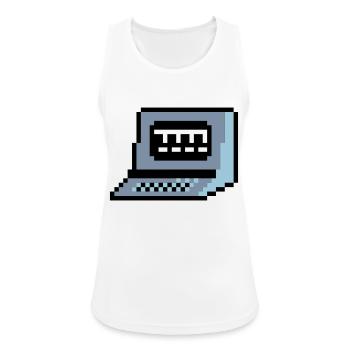pixel computer - Women's Breathable Tank Top - white - Front - Zoe (177cm)