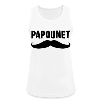 Papounet - Débardeur respirant Femme - blanc - Devant - Zoe (177cm)