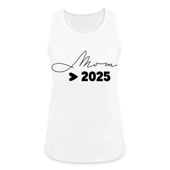 Maman 2025 - Débardeur respirant Femme - blanc - Devant - Zoe (177cm)