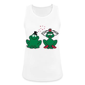 Mariage - JGA - mariée - Paire - Frog Couple - 3C - Débardeur respirant Femme - blanc - Devant - Zoe (177cm)