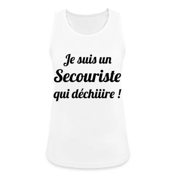 Erste Hilfe / Retter / Retterin / Arzt - Frauen Tank Top atmungsaktiv - Weiß - Vorne - Zoe (177cm)
