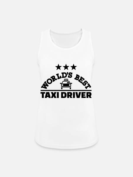 Taxifahrer - Frauen Tank Top atmungsaktiv - Weiß