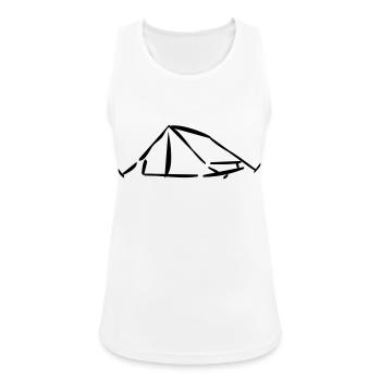 tent_1 - Débardeur respirant Femme - blanc - Devant - Zoe (177cm)