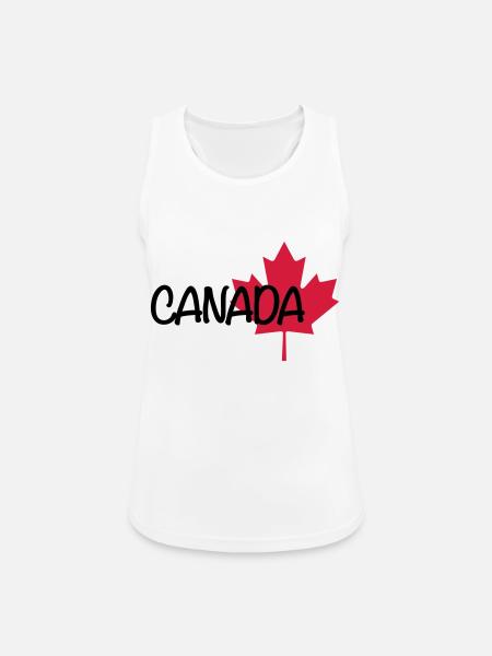 Canada - Frauen Tank Top atmungsaktiv - Weiß