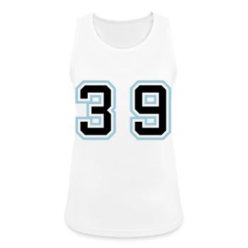 39 Number Symbol - Women's Breathable Tank Top - white - Front - Zoe (177cm)