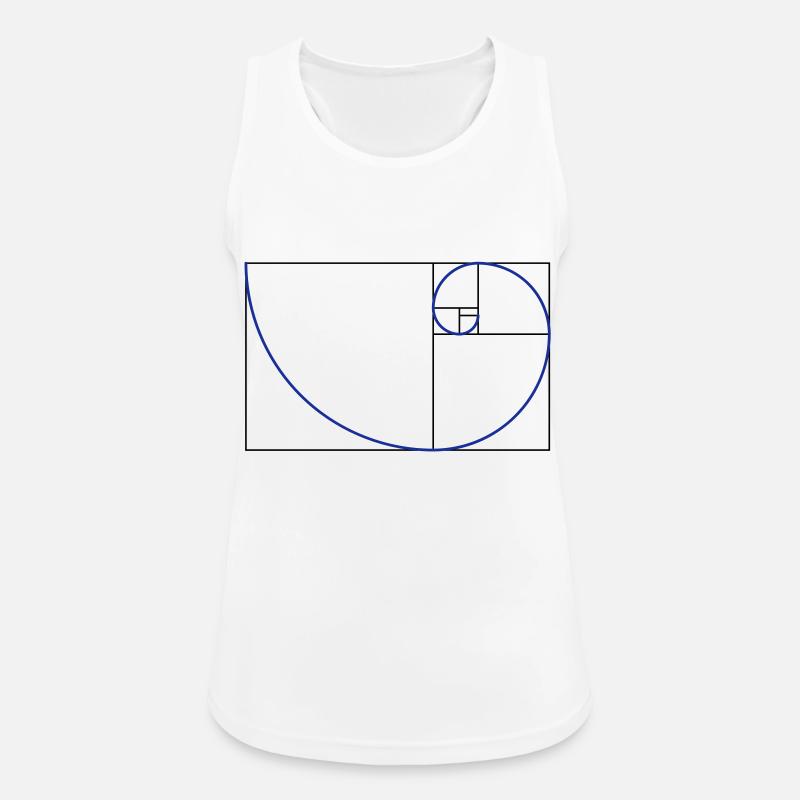 fibonacci - Women's Breathable Tank Top - white
