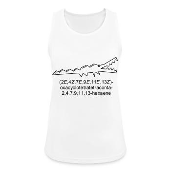 Crocene - chemical crocodile - Women's Breathable Tank Top - white - Front - Zoe (177cm)