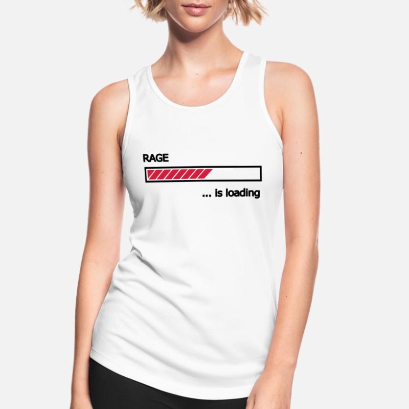 Rage is loading progress bar Loading Bar Women's Breathable Tank Top