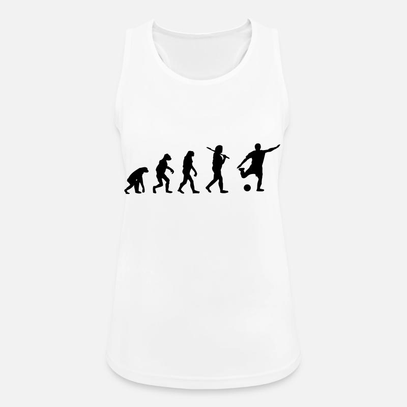 Soccer Evolution - Women's Breathable Tank Top - white