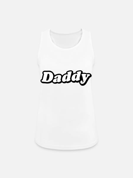 Daddy - Frauen Tank Top atmungsaktiv - Weiß