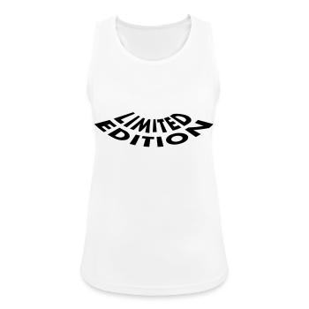 limited_edition - Frauen Tank Top atmungsaktiv - Weiß - Vorne - Zoe (177cm)