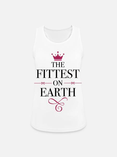 Sport - Frauen Tank Top atmungsaktiv - Weiß