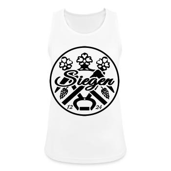 Siegen im Siegerland, 800 Jahre, regionale Motive - Frauen Tank Top atmungsaktiv - Weiß - Vorne - Zoe (177cm)