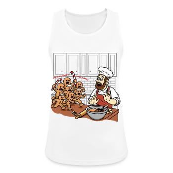 Süße Freiheit - Frauen Tank Top atmungsaktiv - Weiß - Vorne - Zoe (177cm)