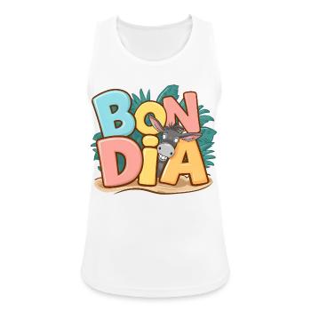 Geschenk Katalanische Kultur Gut Dia Ausdruck Region - Frauen Tank Top atmungsaktiv - Weiß - Vorne - Zoe (177cm)