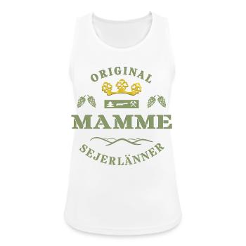 Sejerlänner Mamme Siegerländer Mutter Krönchen - Frauen Tank Top atmungsaktiv - Weiß - Vorne - Zoe (177cm)