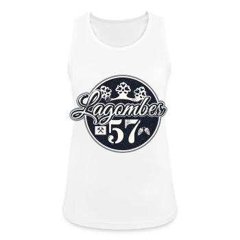 Sejerlänner Lagombes Allrounder Siegerländer Platt - Frauen Tank Top atmungsaktiv - Weiß - Vorne - Zoe (177cm)
