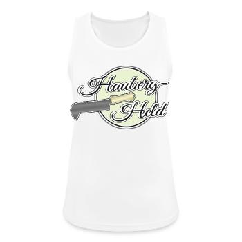 Held des Haubergs Hauberg Held Heldin Haubergheld - Frauen Tank Top atmungsaktiv - Weiß - Vorne - Zoe (177cm)