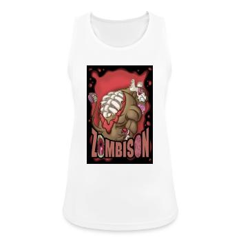 Zombison 2 Poster - Frauen Tank Top atmungsaktiv - Weiß - Vorne - Zoe (177cm)