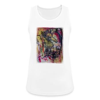 Seepferdchen - Frauen Tank Top atmungsaktiv - Weiß - Vorne - Zoe (177cm)