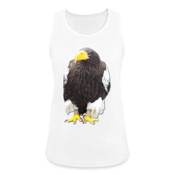 Vogeltier Greifvogel Krallen Falkner Beizjagd - Frauen Tank Top atmungsaktiv - Weiß - Vorne - Zoe (177cm)
