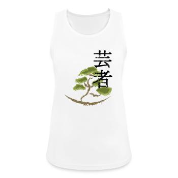 japan Drachen japanisch anime asiatisch - Frauen Tank Top atmungsaktiv - Weiß - Vorne - Zoe (177cm)