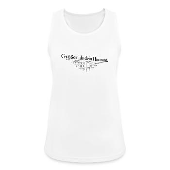Vogtland - Göltzschtalbrücke - Frauen Tank Top atmungsaktiv - Weiß - Vorne - Zoe (177cm)