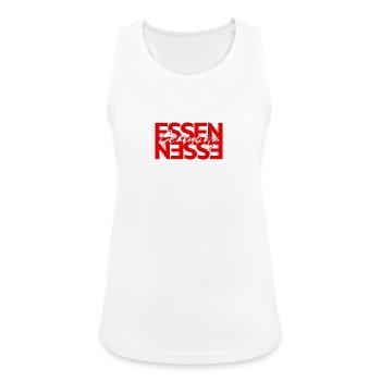Essen Germany  - Frauen Tank Top atmungsaktiv - Weiß - Vorne - Zoe (177cm)