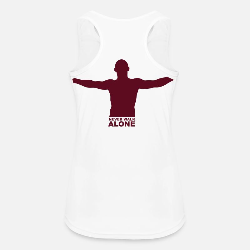 hool_neveralone - Women's Breathable Tank Top - white