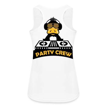 Duck Party Crew 2 - Débardeur respirant Femme - blanc - Dos - Zoe (177cm)