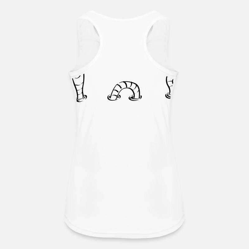 worm - Women's Breathable Tank Top - white