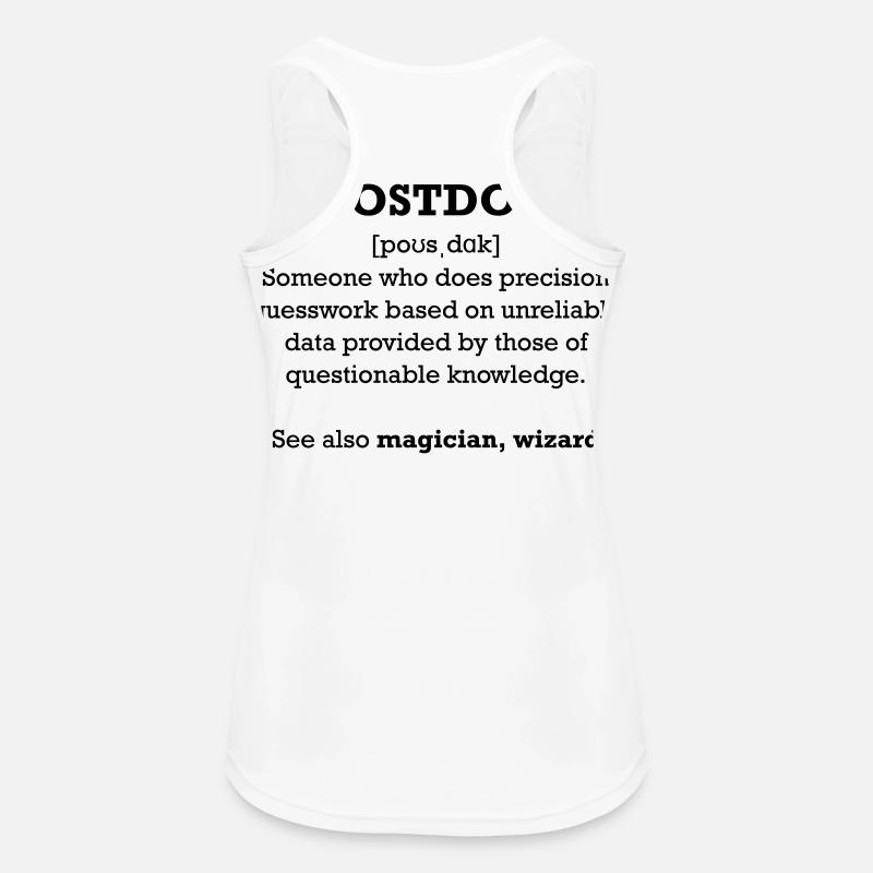 Postdoc - wizard - Women's Breathable Tank Top - white