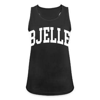 Bjelle - Women's Breathable Tank Top - black - Front - Zoe (177cm)