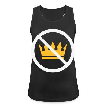 No Kings! (Protest Sign / NEG 2C) - Women's Breathable Tank Top - black - Front - Zoe (177cm)