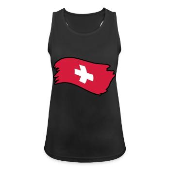 suisse23 - Women's Breathable Tank Top - black - Front - Zoe (177cm)