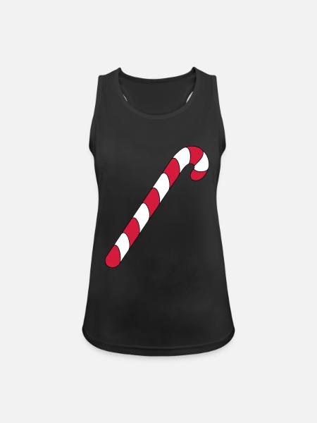 Zuckerstange - Frauen Tank Top atmungsaktiv - Schwarz