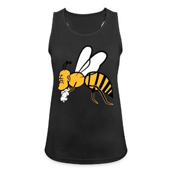 Flying-bee - Débardeur respirant Femme - noir - Devant - Zoe (177cm)