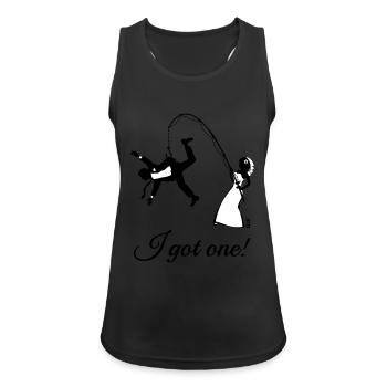 I Got One Bride Bachelorette Hen Party - Frauen Tank Top atmungsaktiv - Schwarz - Vorne - Zoe (177cm)