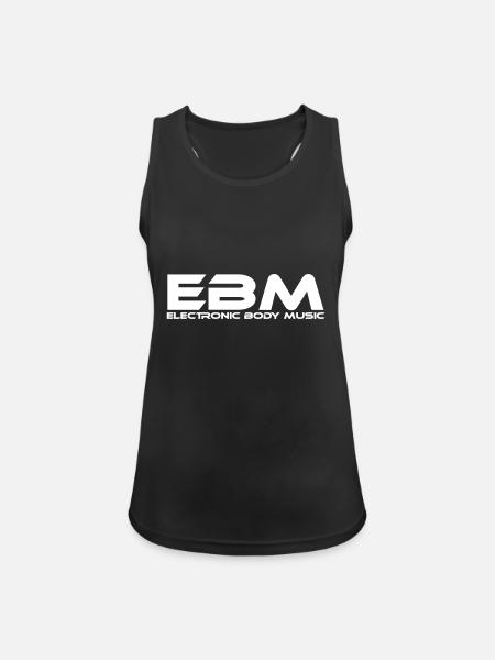 EBM Electronic Body Music - Frauen Tank Top atmungsaktiv - Schwarz