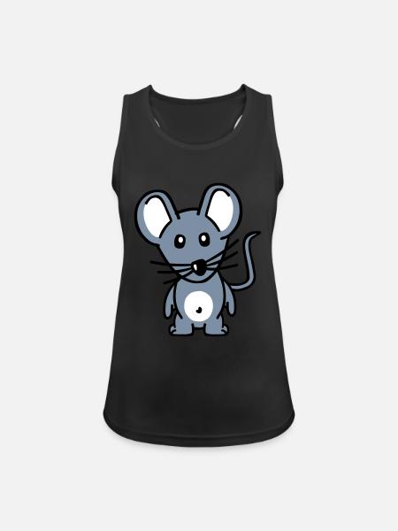 Mouse - Women's Breathable Tank Top - black
