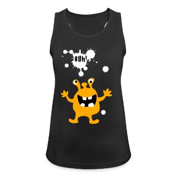 Monster Boo Zombie Comic Creature Kids Halloween - Women's Breathable Tank Top - black - Front - Zoe (177cm)
