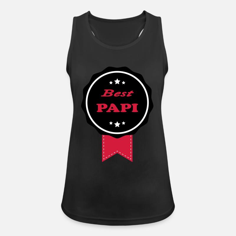 BEST PAPI - Women's Breathable Tank Top - black