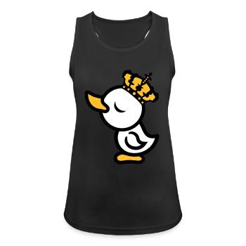 Eitel Koenig Koenigin Princess Chick Crown Arrog - Women's Breathable Tank Top - black - Front - Zoe (177cm)