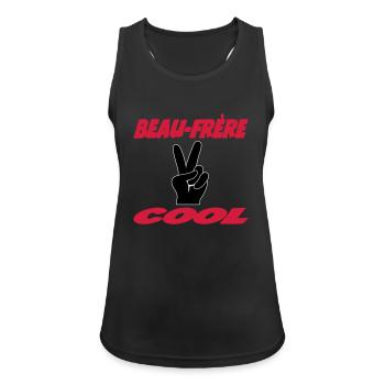 COOL Brother-in-Law - Women's Breathable Tank Top - black - Front - Zoe (177cm)